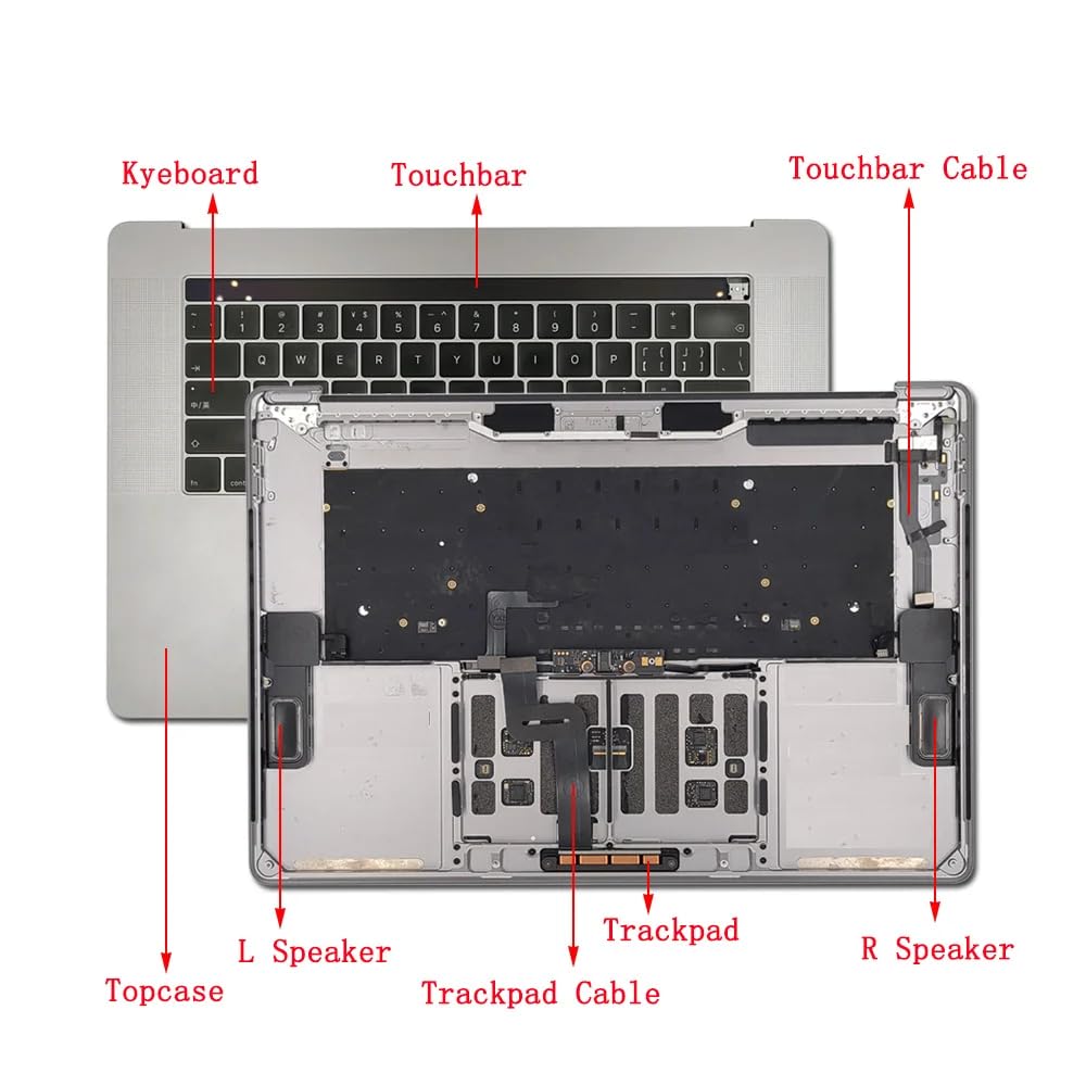 Amazon.com: A1990 Top case Keyboard Replacement for MacBook Pro